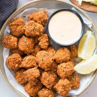 These are the best Chicken Nuggets you will make at home. Healthy because they are baked, juicy, perfectly crispy on the outside. You need basic pantry ingredients for this recipe and the result is just outstanding. 