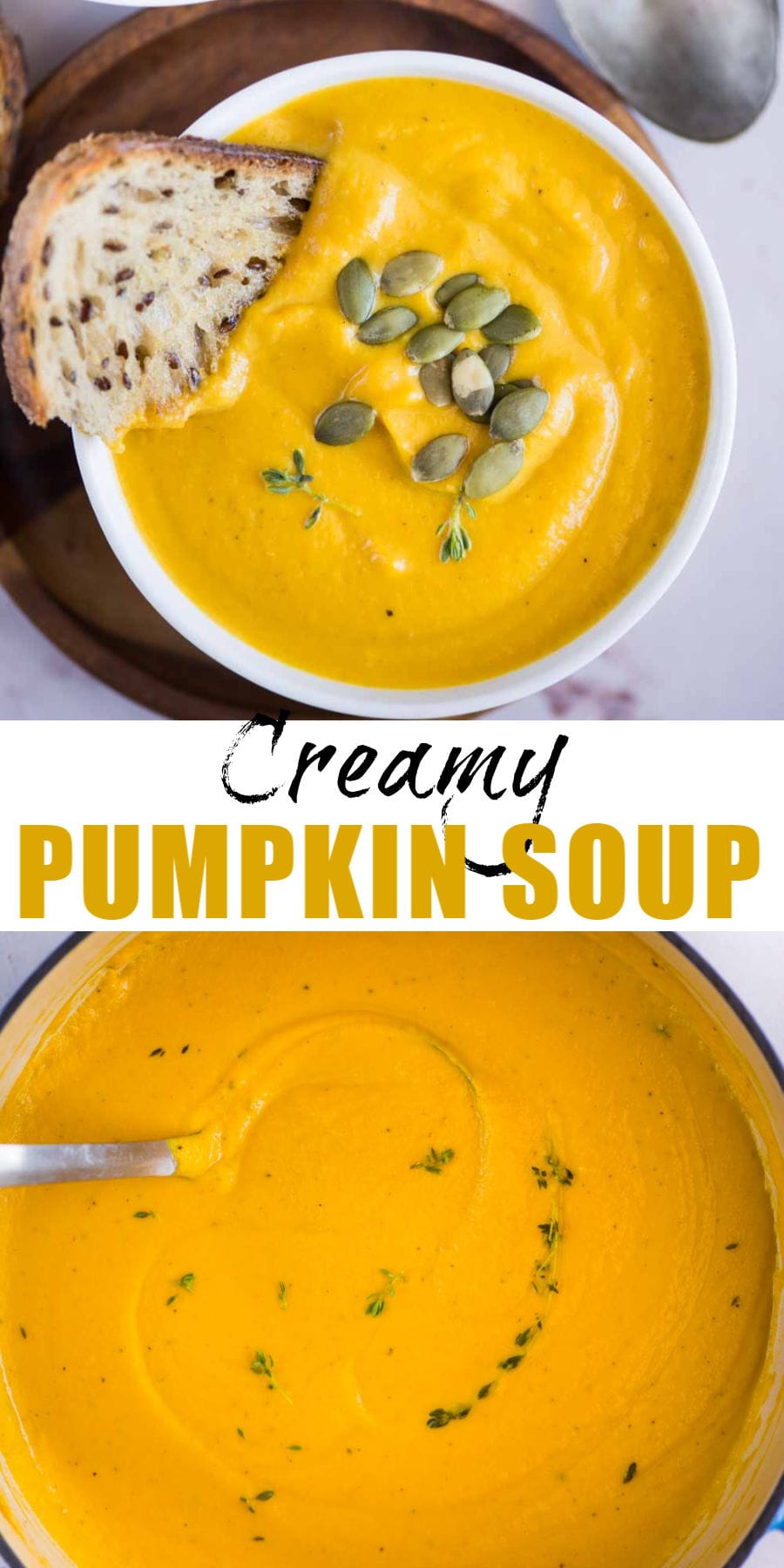 Creamy Pumpkin Soup | The flavours of kitchen