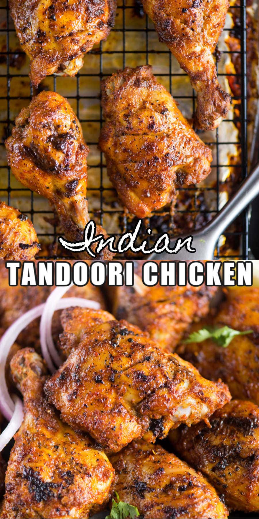 TANDOORI CHICKEN (OVEN & STOVE TOP) | The flavours of kitchen