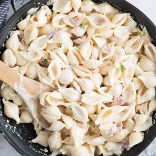 Garlic Cream Cheese Pasta - The flavours of kitchen
