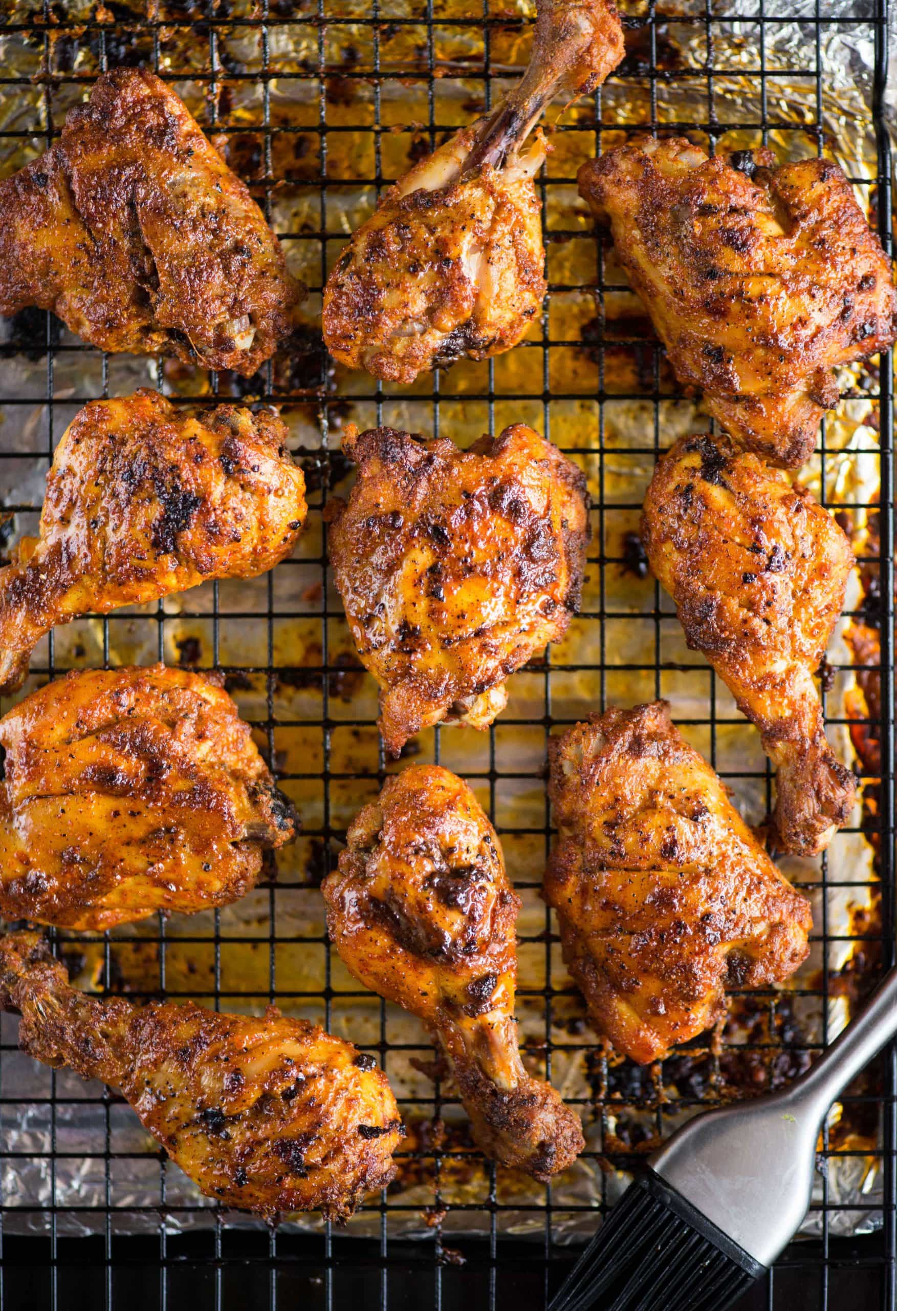 Smoky and juicy Tandoori Chicken gets its flavour from the Yogurt, ginger garlic paste and spice marination. It can be made on the grill, oven or Stovetop.