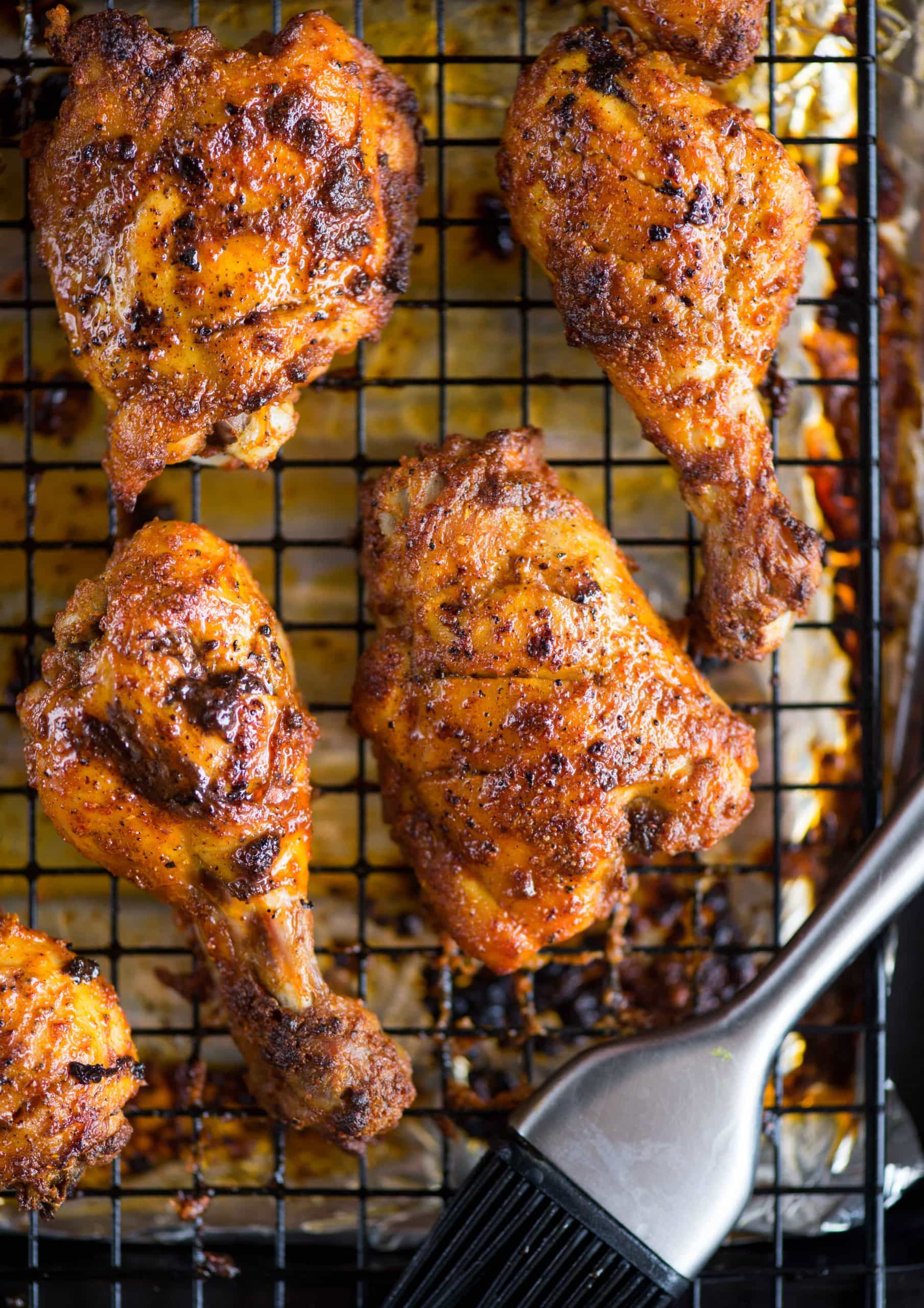 Smoky and juicy Tandoori Chicken gets its flavour from the Yogurt, ginger garlic paste and spice marination. It can be made on the grill, oven or Stovetop.