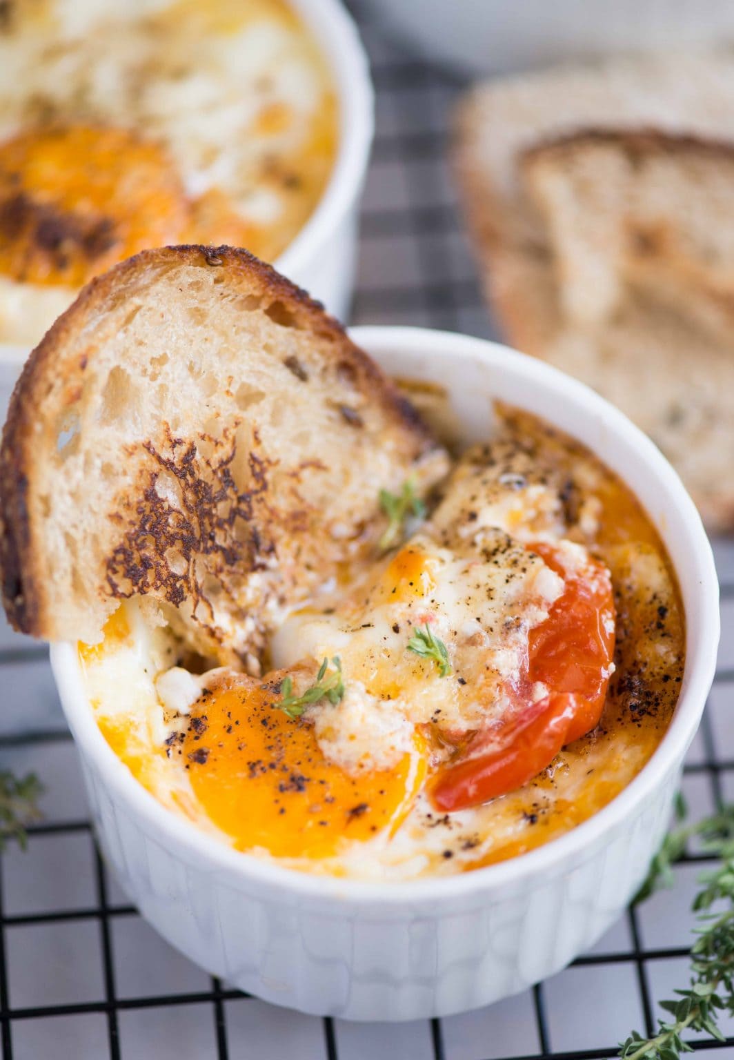 Baked Eggs - The flavours of kitchen