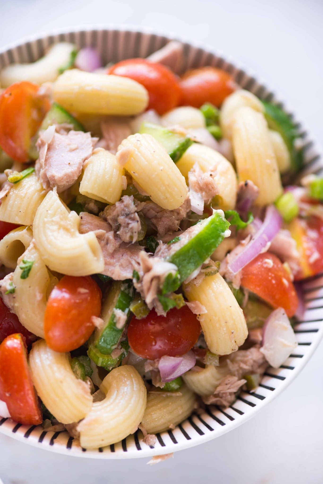 Cold Tuna Pasta Salad - The flavours of kitchen