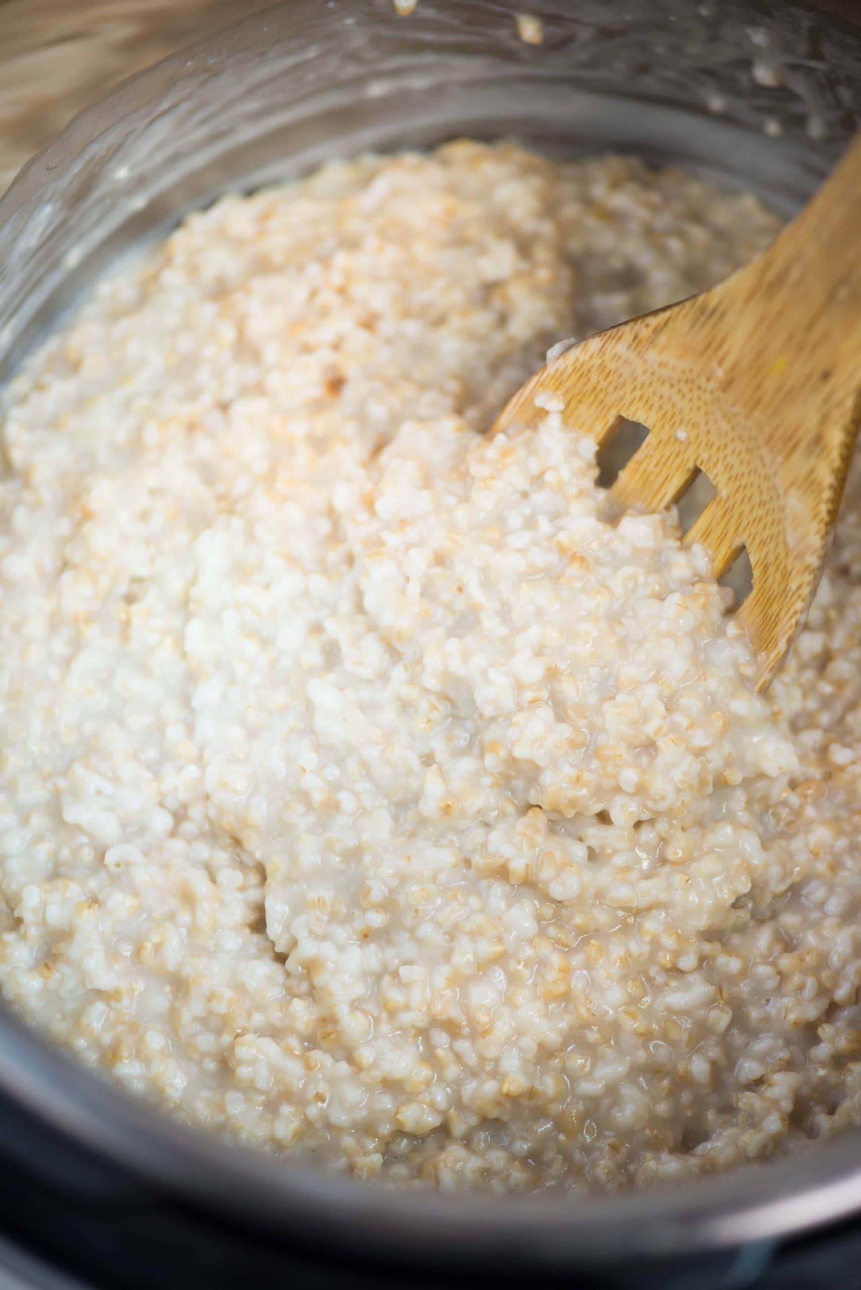 Instant Pot steel cut oats cut ready just in 15 minutes. 