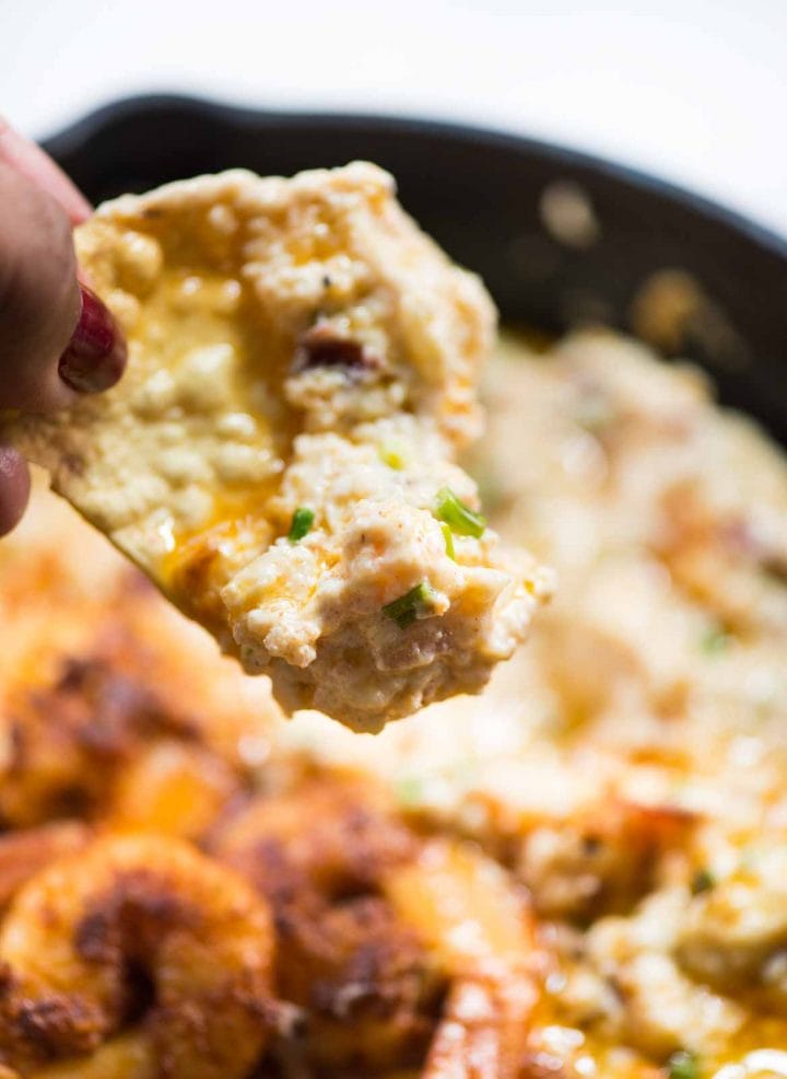 Cheesy Bacon Shrimp Dip The flavours of kitchen