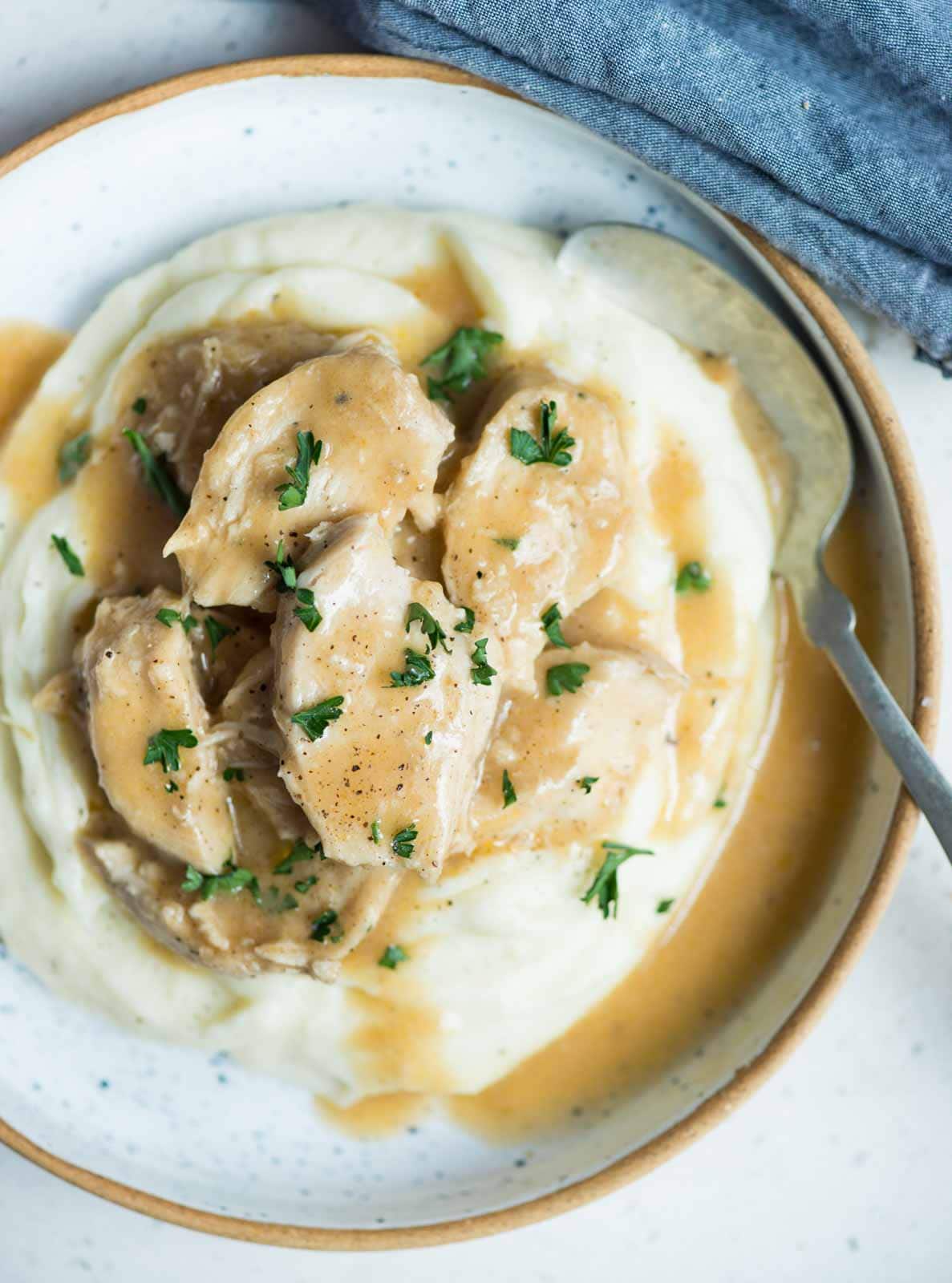 Instant Pot Chicken and Gravy - The flavours of kitchen