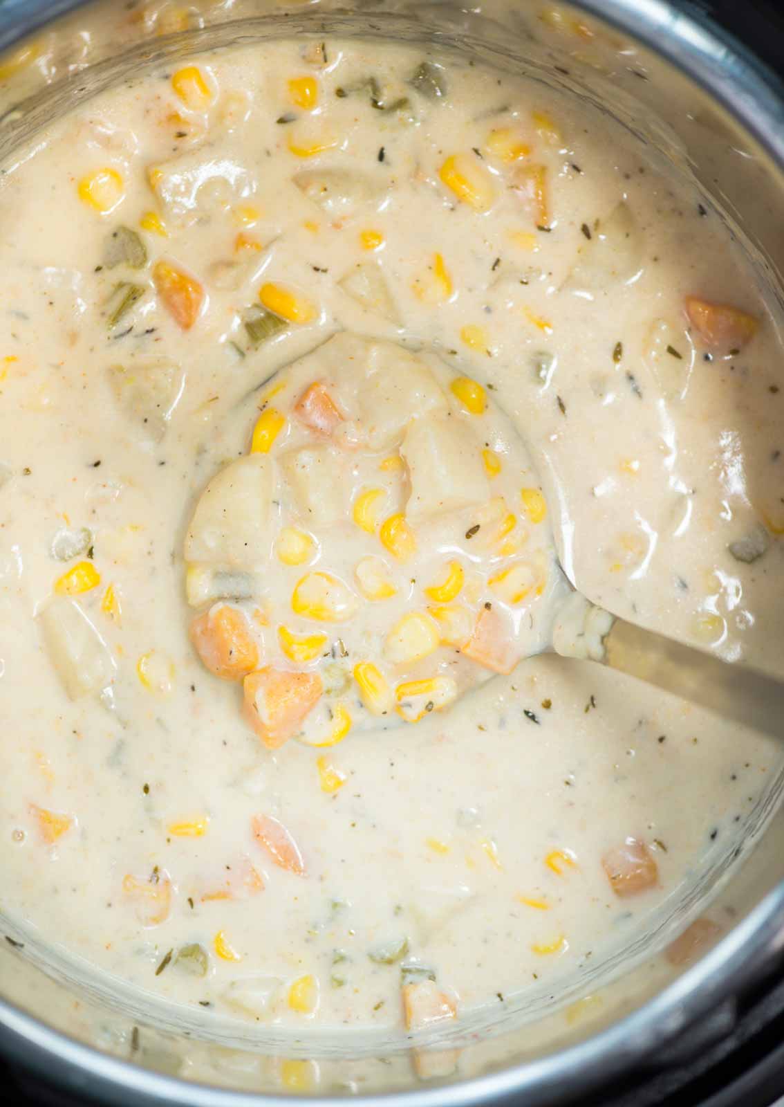 Chicken corn chowder recipe instant online pot