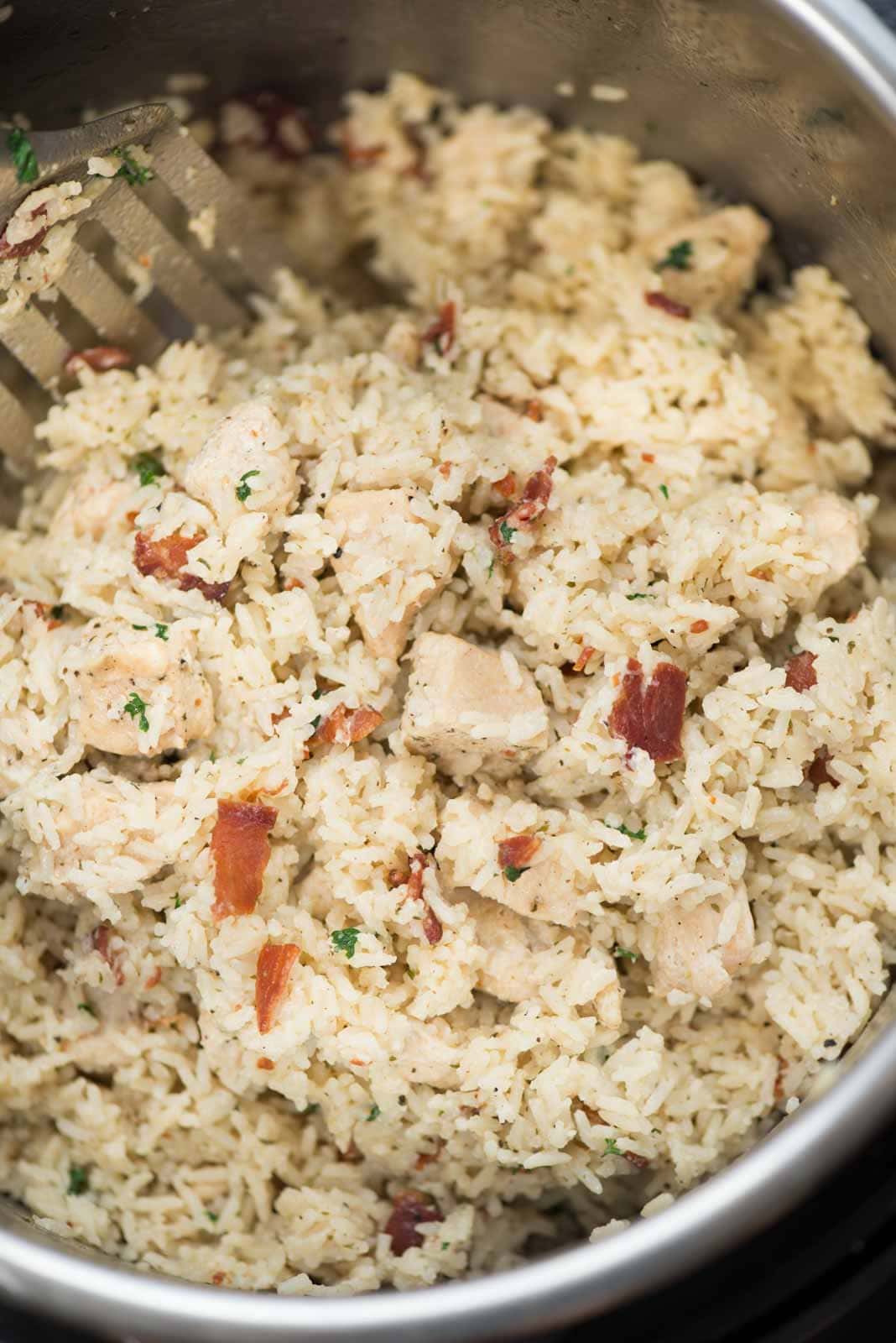 Chicken bacon ranch rice instant pot sale