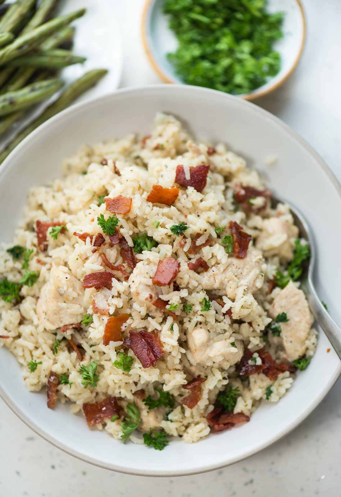 Instant Pot Ranch Chicken And Rice - The flavours of kitchen