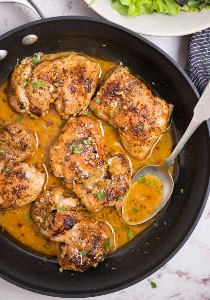 Garlic Butter Chicken Thighs The flavours of kitchen