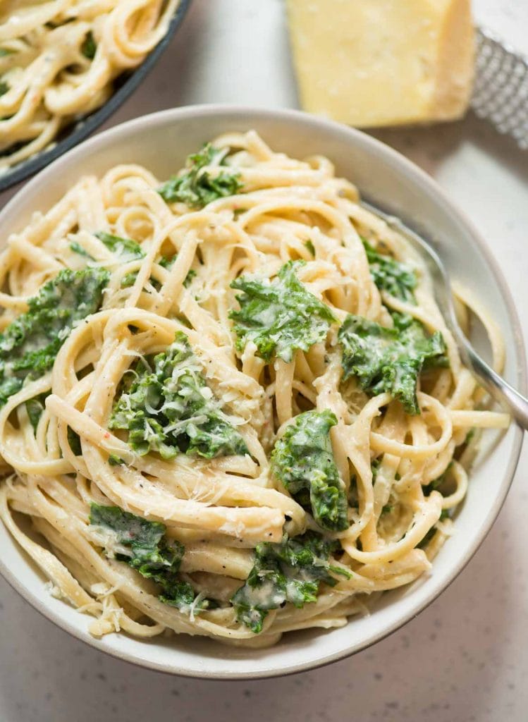 Lemon Kale Pasta - The flavours of kitchen