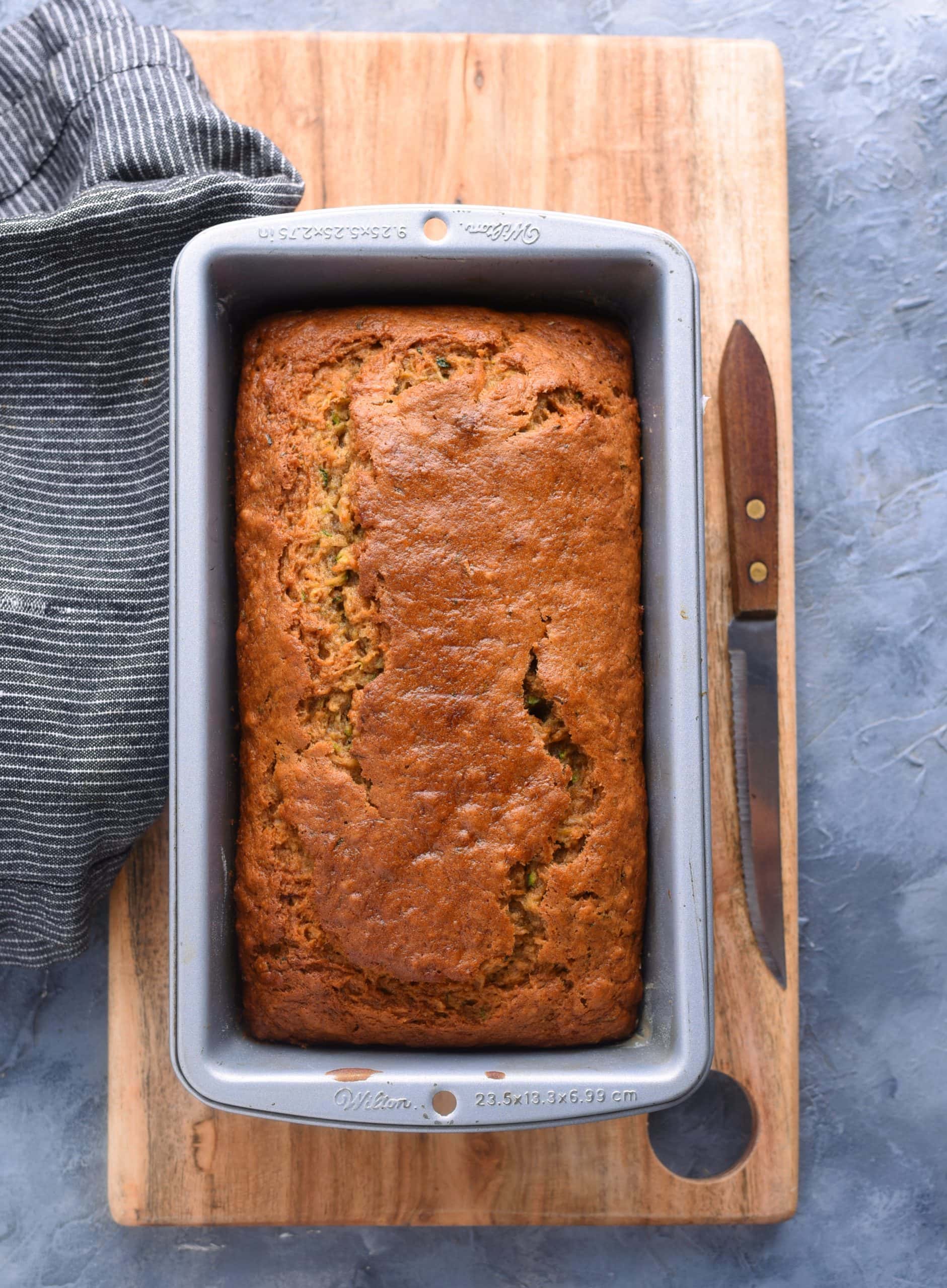 Moist Zucchini Banana Bread, this bread is the best of both worlds. Everyone's favorite banana bread with shredded Zucchini, spiced with ground cinnamon has a moist crumb and really easy to make.