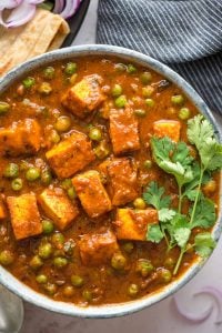 Restaurant Style Matar Paneer - The flavours of kitchen