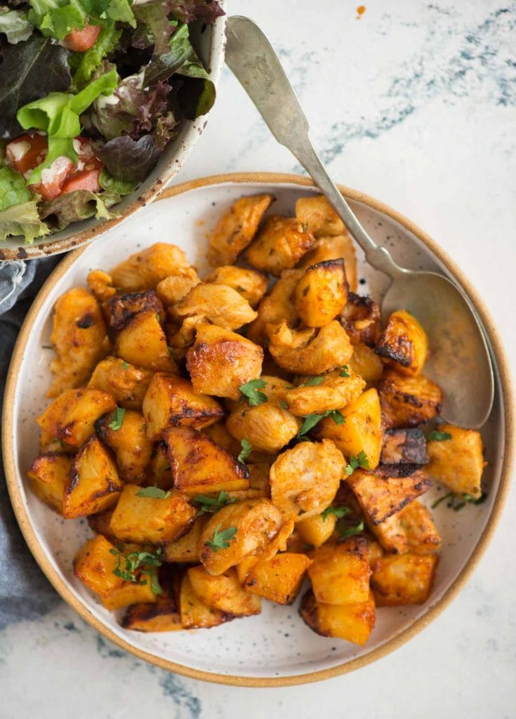 Air fryer Chicken & Potatoes The flavours of kitchen