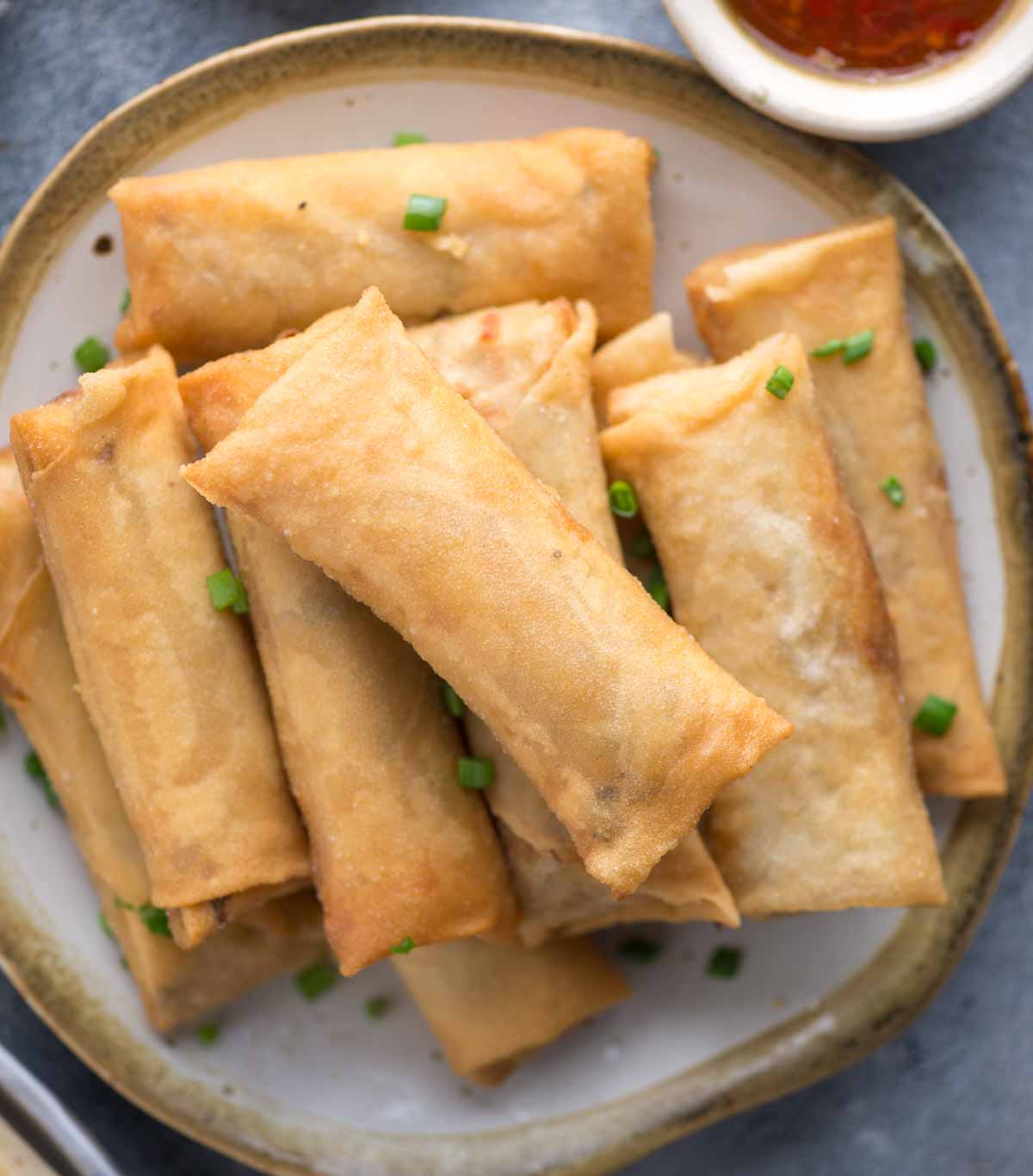 Crispy Spring Rolls Recipe - The flavours of kitchen