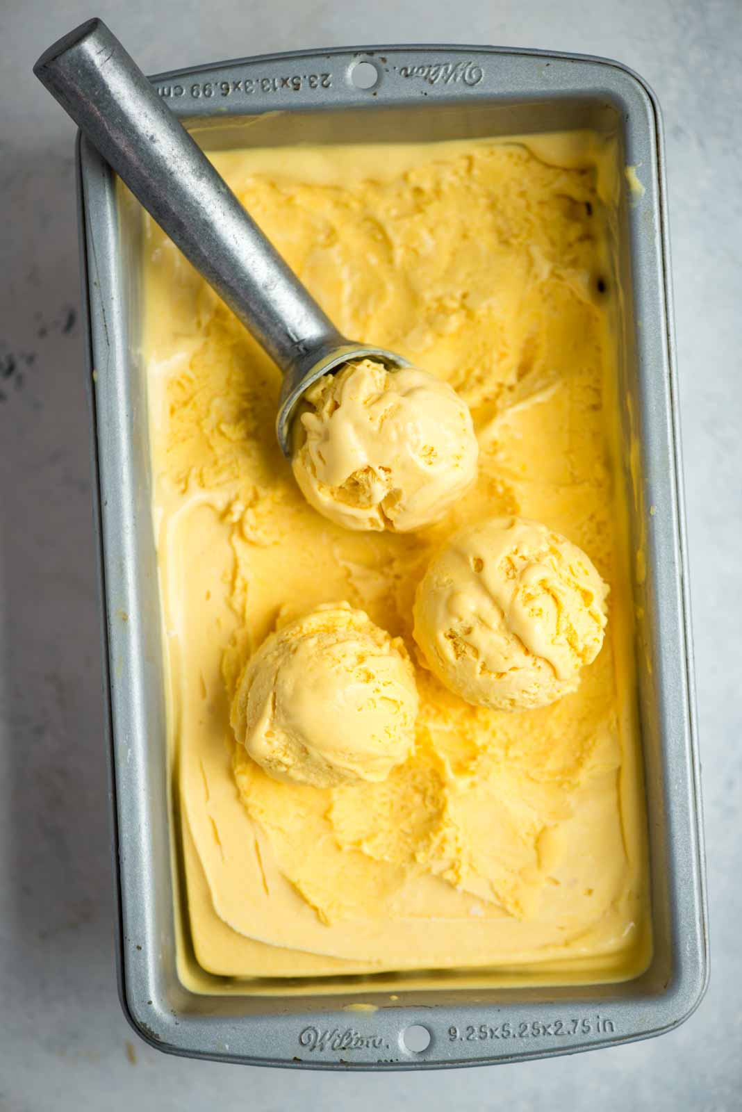 Mango Ice Cream is creamy and tastes better than a tub of store brought Ice cream. There is no artificial colour or flavour and you don't even need an Ice cream maker to make it. 