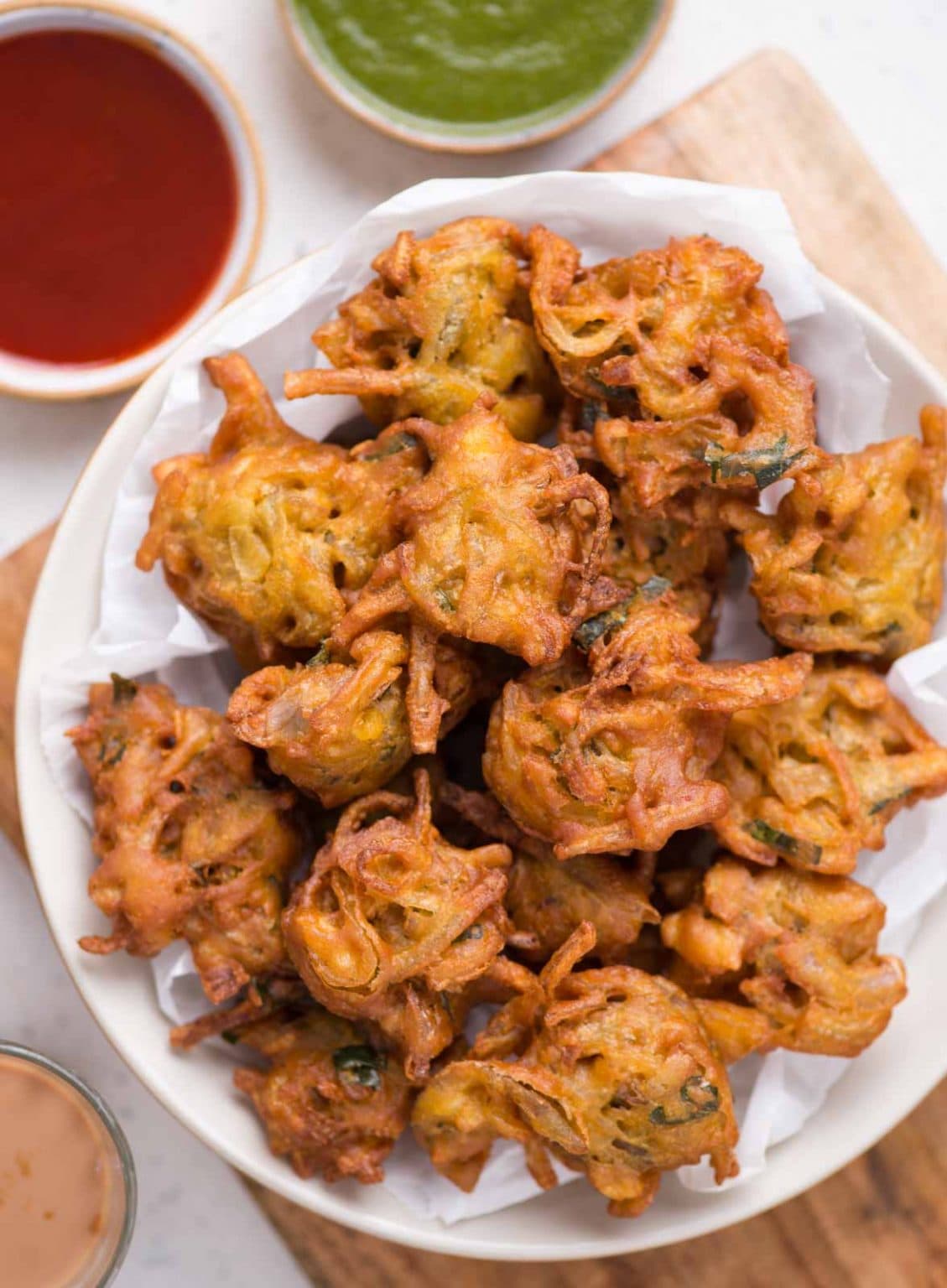 Crispy Onion Bhaji - The flavours of kitchen