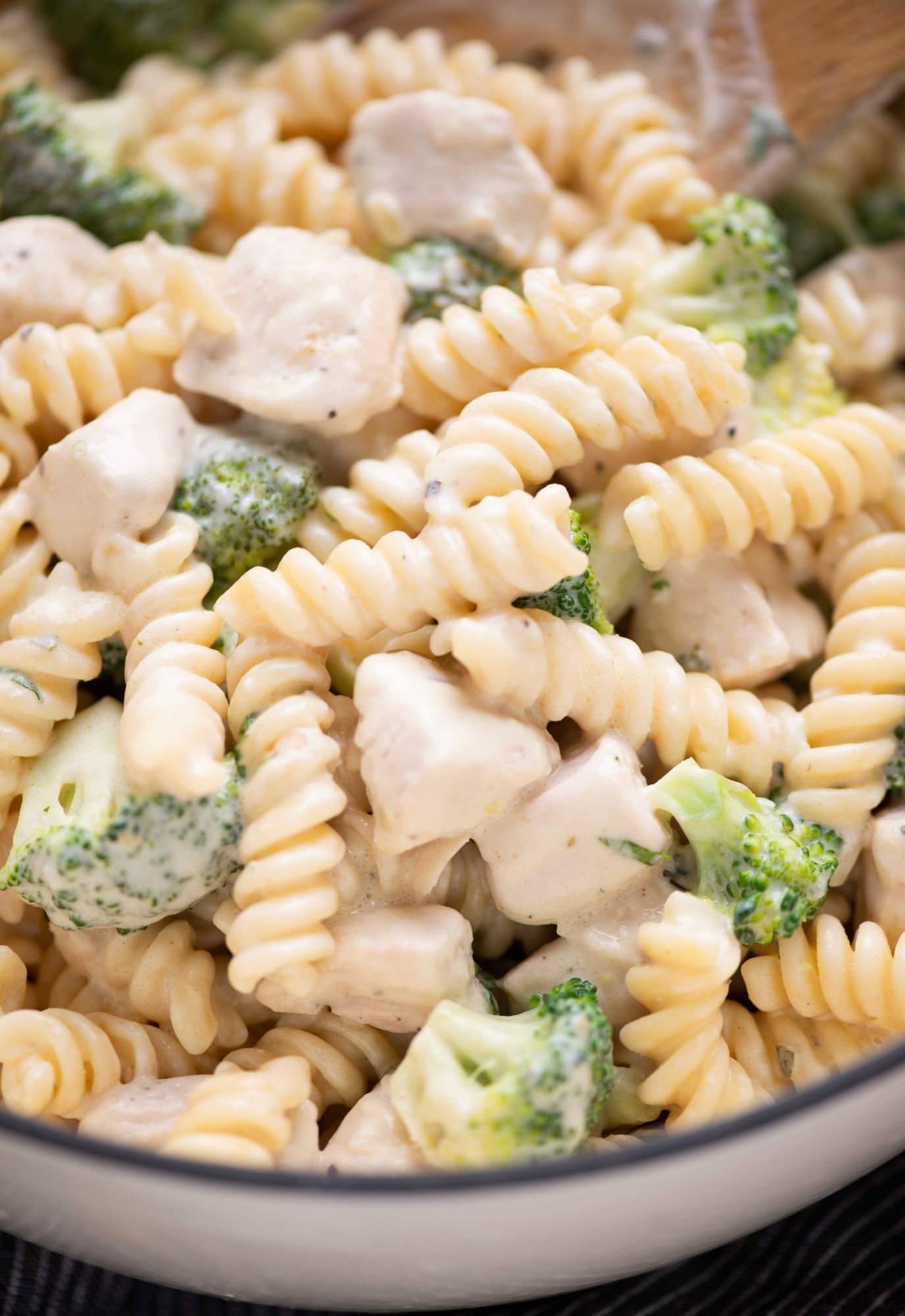 Creamy Chicken broccoli pasta is a comforting dinner recipe, that everyone loves in the family. The rich creamy garlic parmesan sauce is made with butter, flour, heavy cream and parmesan cheese. 