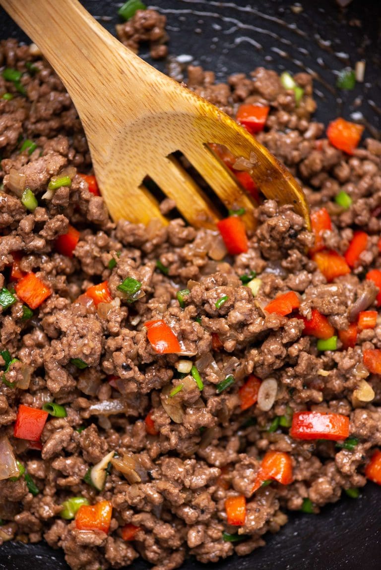Asian Ground Beef Bowl