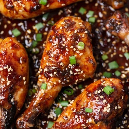 Honey Soy Baked Chicken Drumsticks - The flavours of kitchen