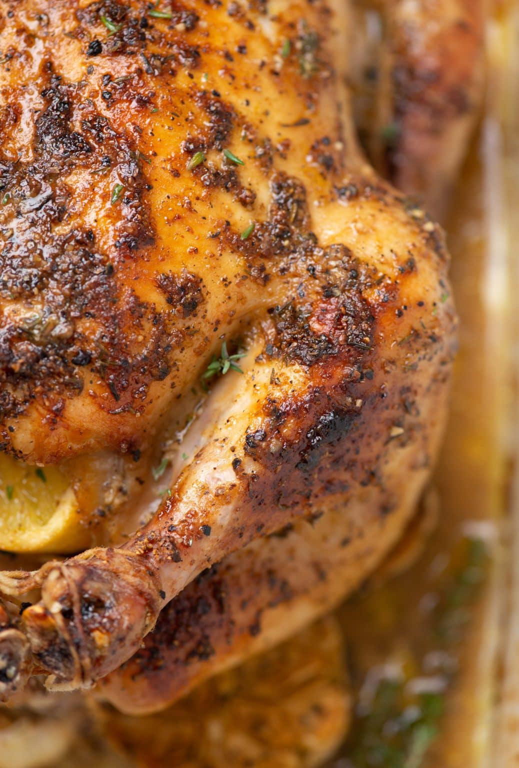 Lemon & Thyme Roast Chicken - The flavours of kitchen