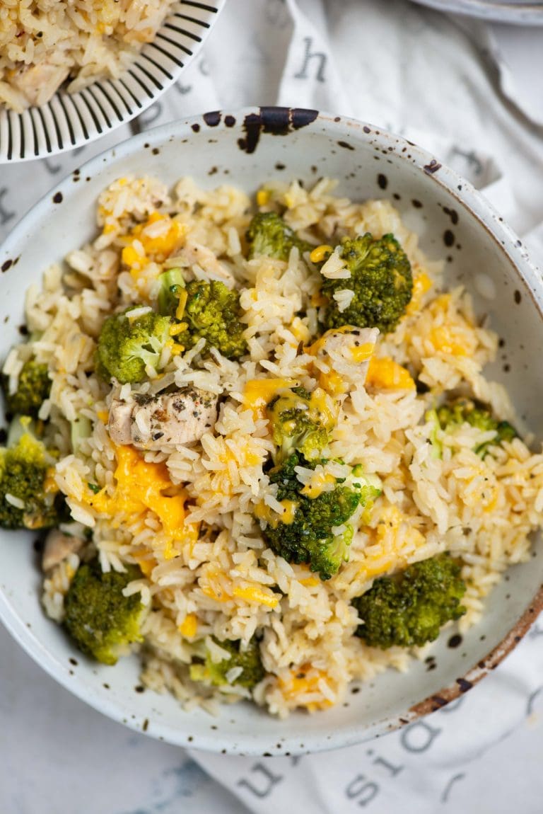 Stovetop Chicken Broccoli Rice Casserole