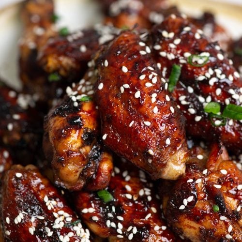 Baked Honey Garlic Chicken Wings - The flavours of kitchen