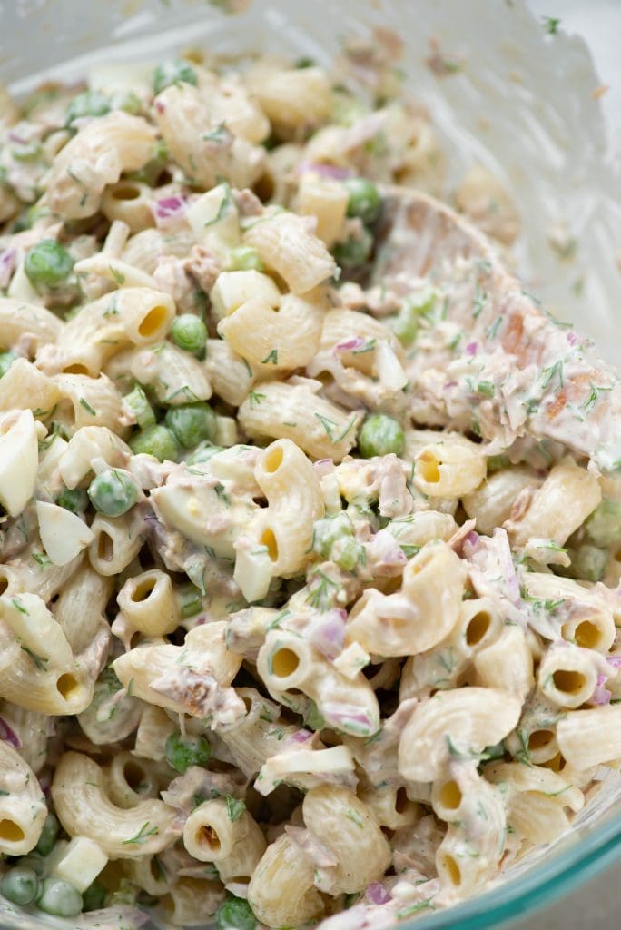 Creamy Tuna Pasta Salad - The flavours of kitchen