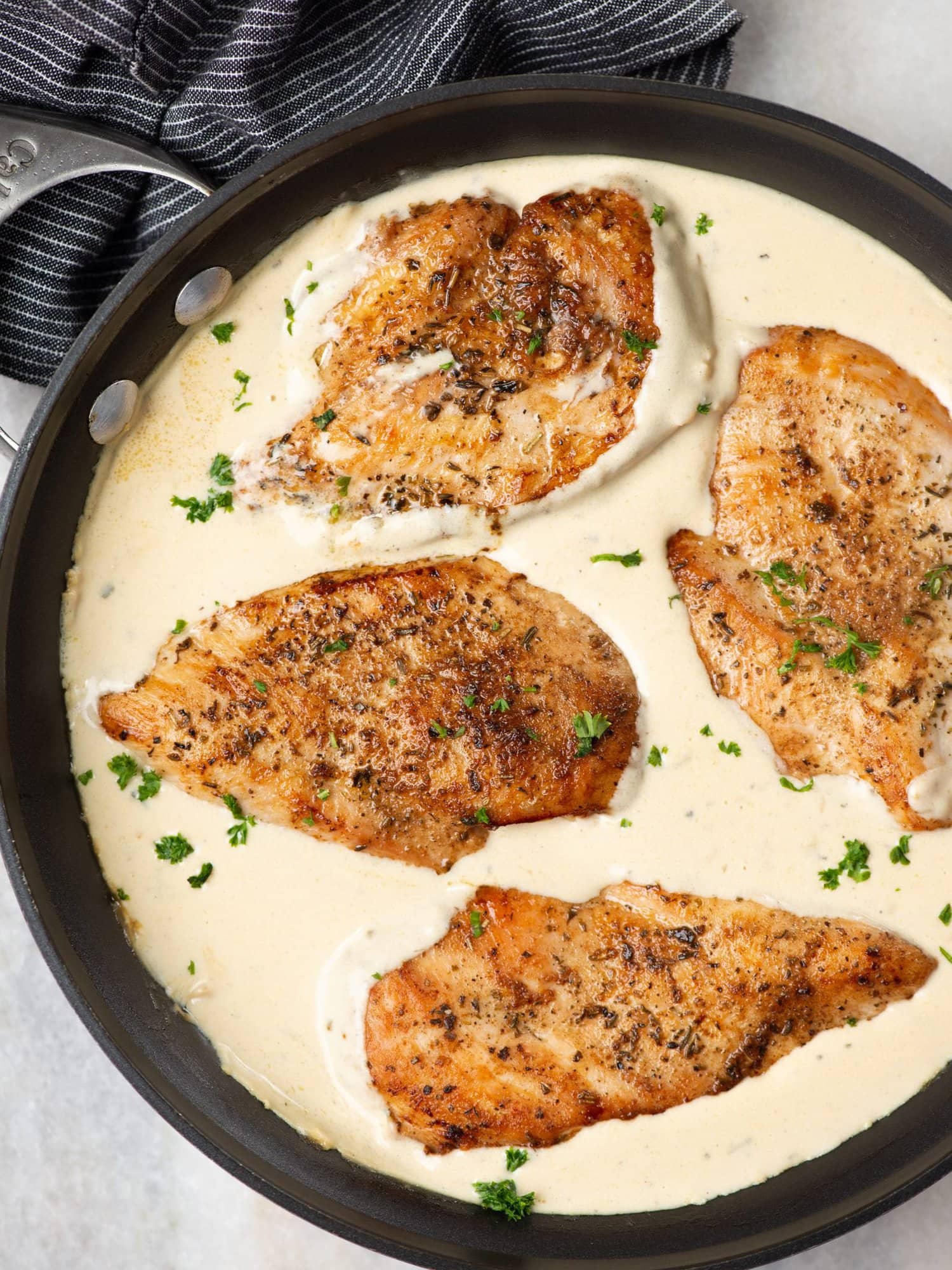 Creamy Garlic Parmesan Chicken The Flavours Of Kitchen