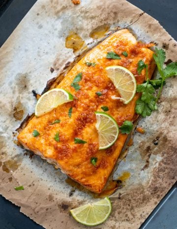 Baked Salmon in Chili Lime Marinade - The flavours of kitchen