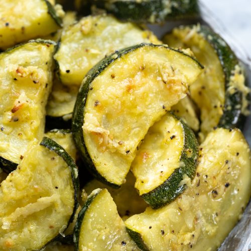 Roasted Lemon Pepper Zucchini - The flavours of kitchen