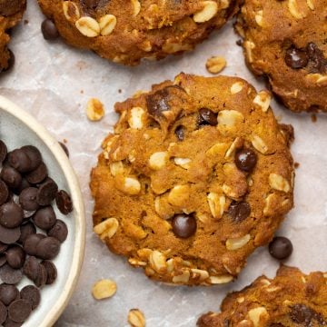 Pumpkin Oatmeal Cookies.