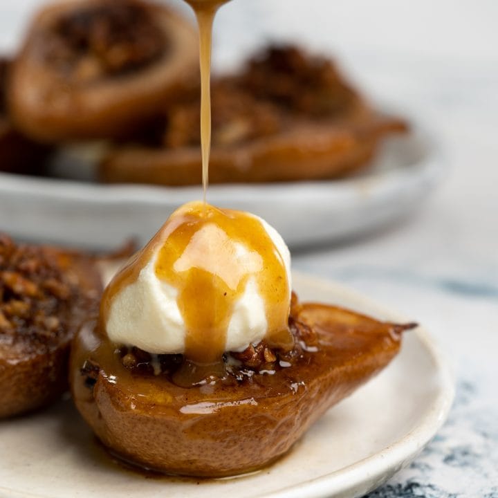 Baked Pears - The Flavours Of Kitchen