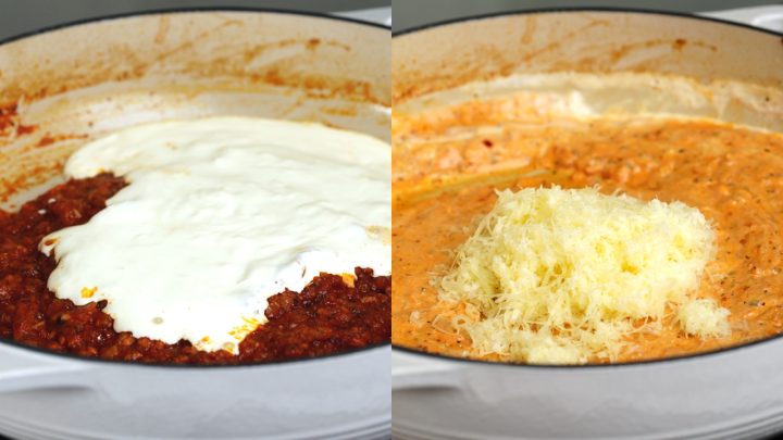 Spicy Mushroom Chicken Pasta - The flavours of kitchen