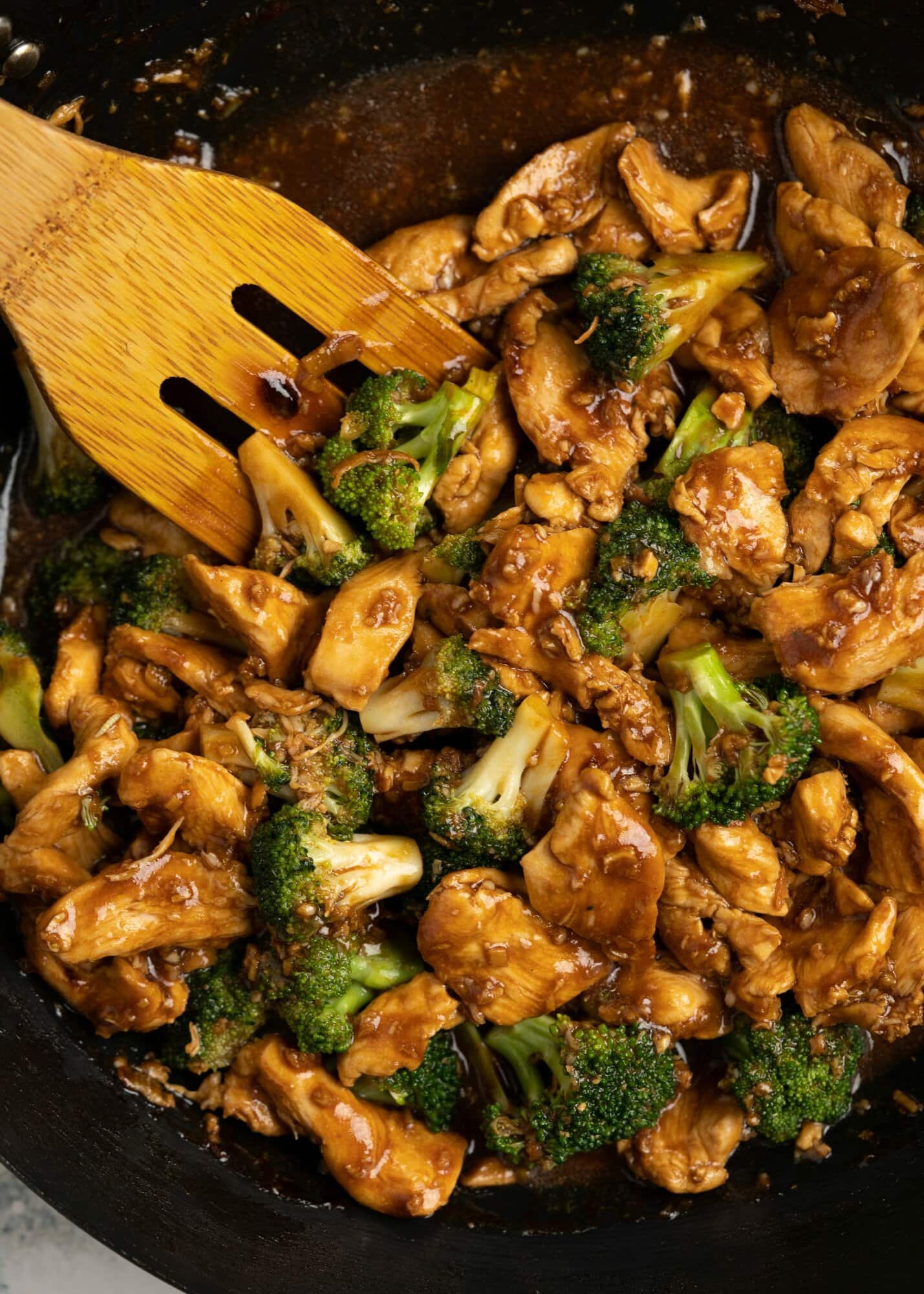 This take-out style Chicken Broccoli Stir Fry in a savory Asian sauce is an easy 30-minute recipe, worth adding to your weekday dinner menu. 