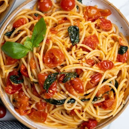 30-minute Cherry Tomato Pasta - The flavours of kitchen