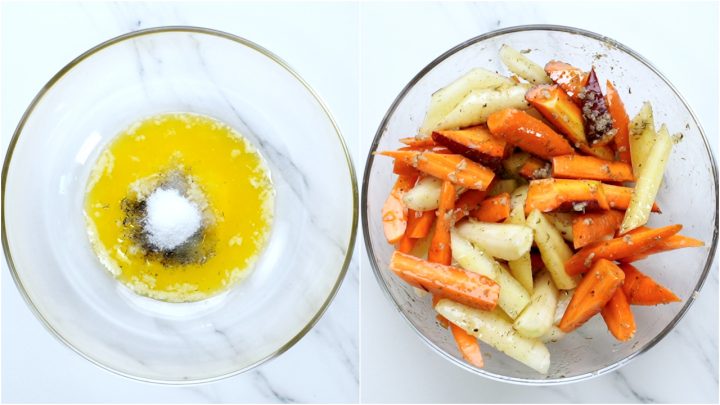 Oven Roasted Carrots With Parmesan - The flavours of kitchen