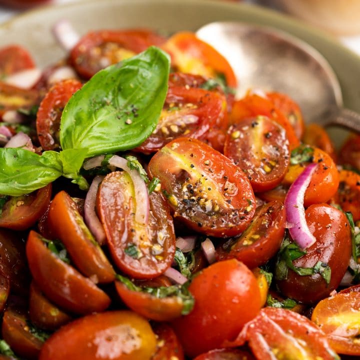 Summer Cherry Tomato Salad - The flavours of kitchen