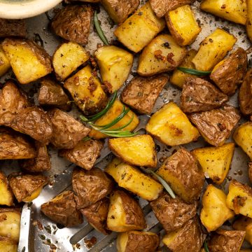 Roasted red potatoes.