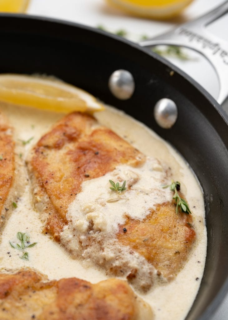 Creamy Lemon Chicken - The flavours of kitchen