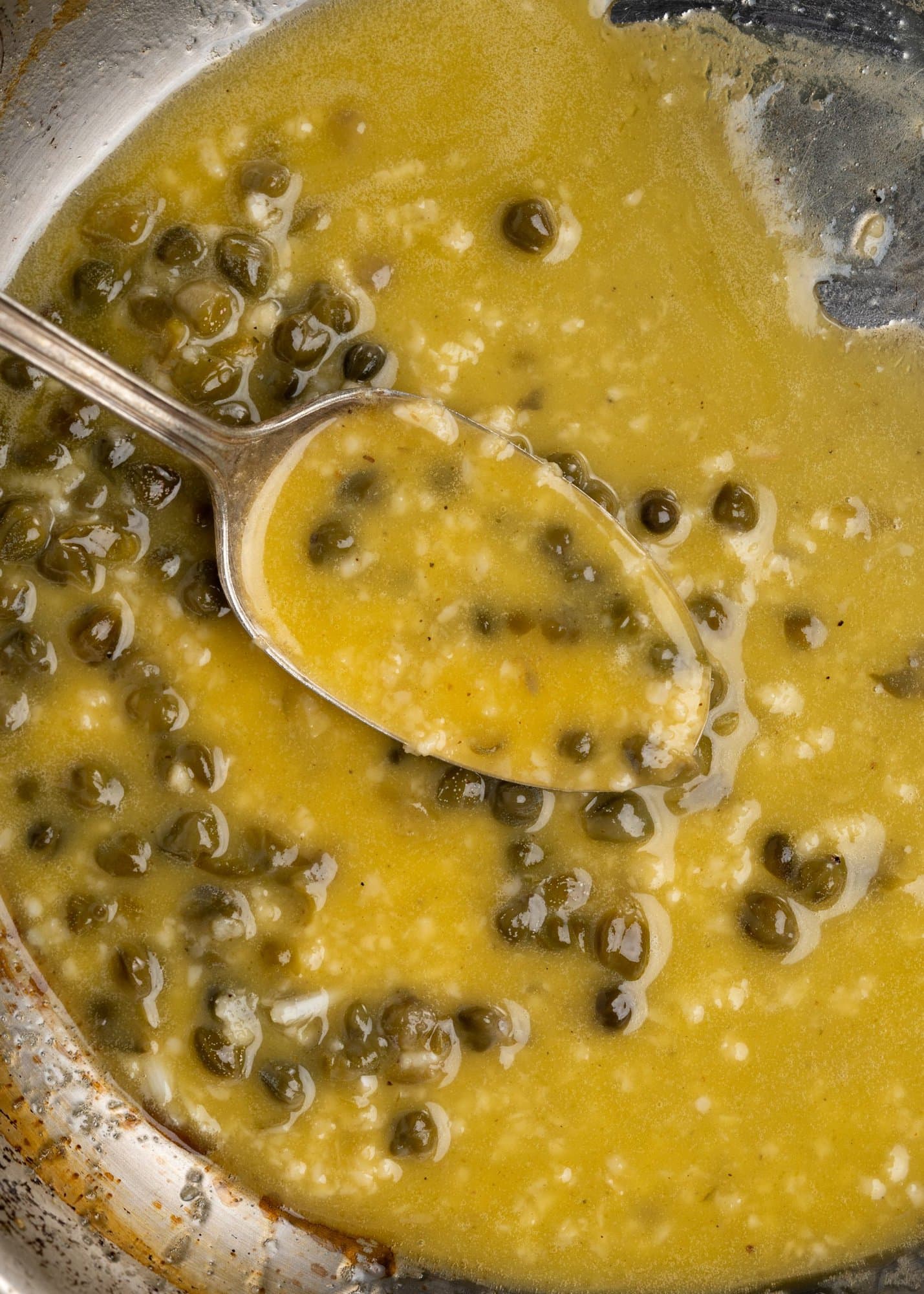 Creamy buttery Lemon Caper Sauce