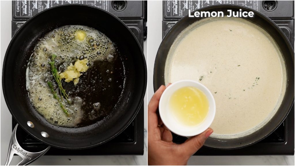Creamy Lemon Chicken - The flavours of kitchen
