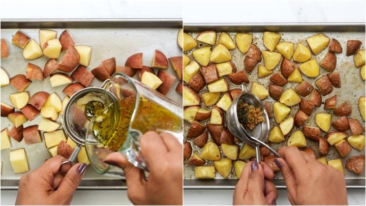 Oven Roasted Red Potatoes - The flavours of kitchen