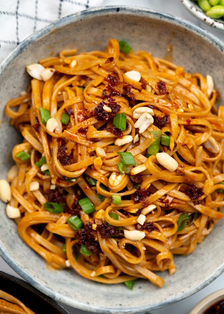 Peanut butter noodles.