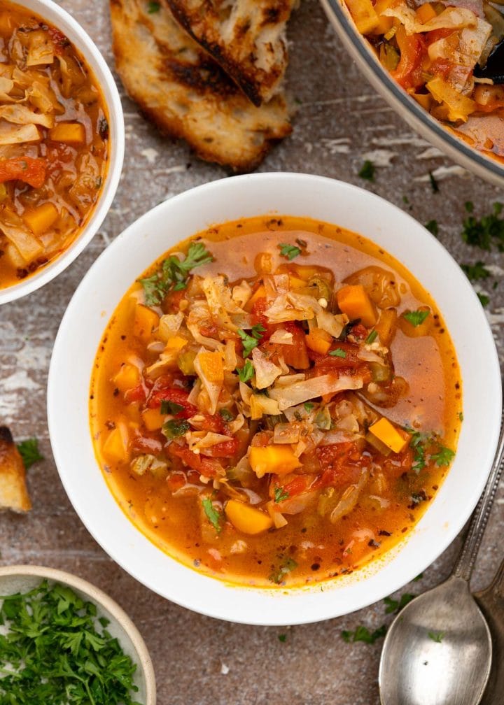 Clean Eating Cabbage Soup The flavours of kitchen