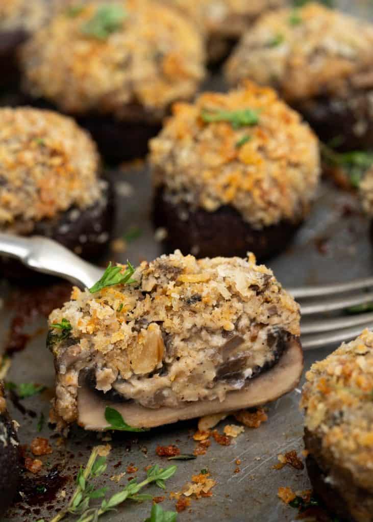 Cream Cheese Stuffed Mushrooms