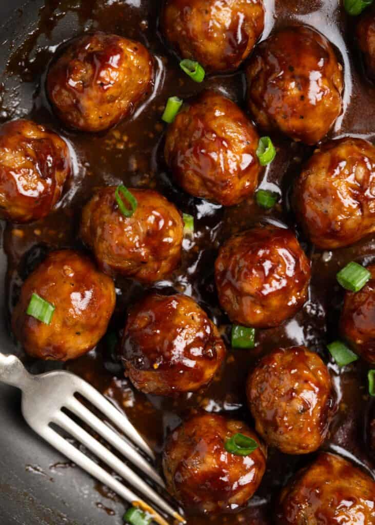 Tender Cocktail Meatballs in a Sweet and sour sauce