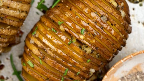 Grilled Hasselback Potatoes