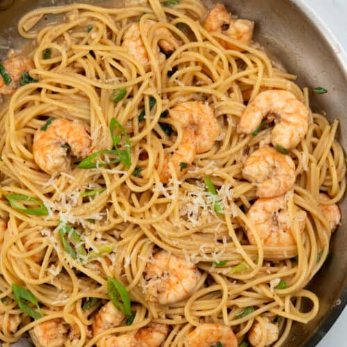 Shrimp Garlic Noodles - The flavours of kitchen